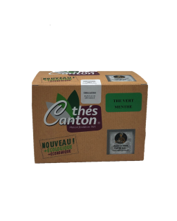 Thé vert menthe 25 sachets Thés CANTON