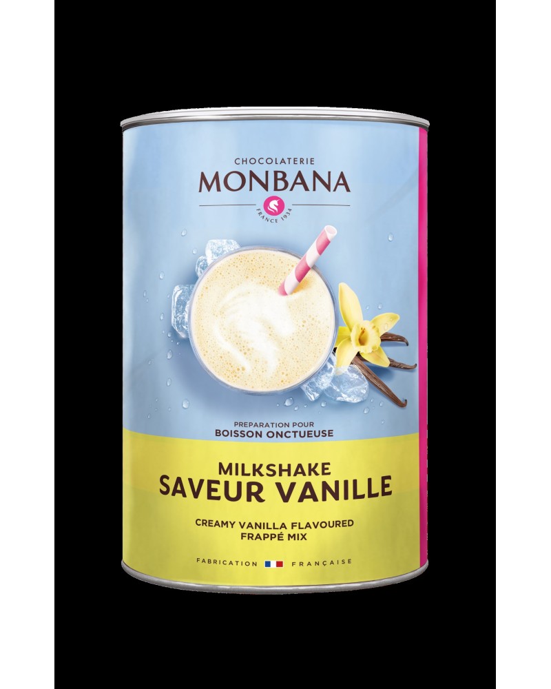 Frappé-Milkshake saveur vanille 250 gr