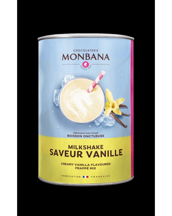 Frappé-Milkshake saveur vanille 250 gr