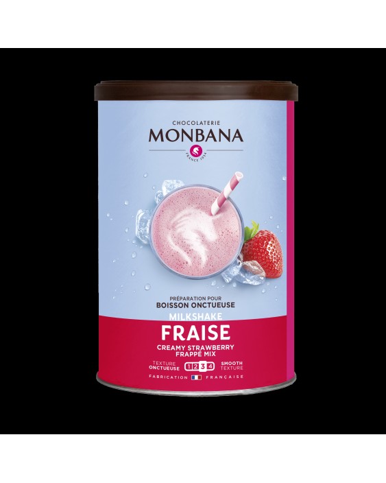 Frappé-Milkshake saveur fraise 250 gr