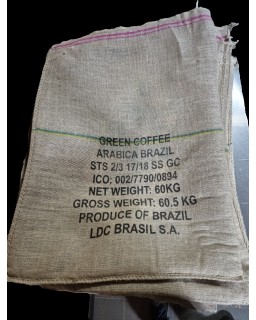 Sac de toile de jute vide