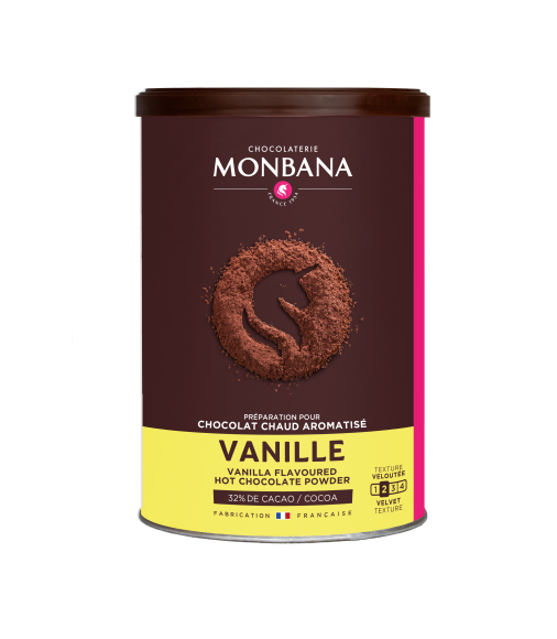 Boite de chocolat chaud aromatisé vanille 250 gr